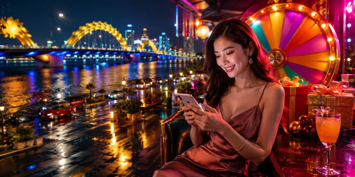 Không gian roulette neon tại Đà Nẵng gợi cách đọc luật trước khi chơi